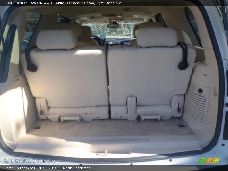 White Diamond / Cocoa/Light Cashmere 2008 Cadillac Escalade AWD