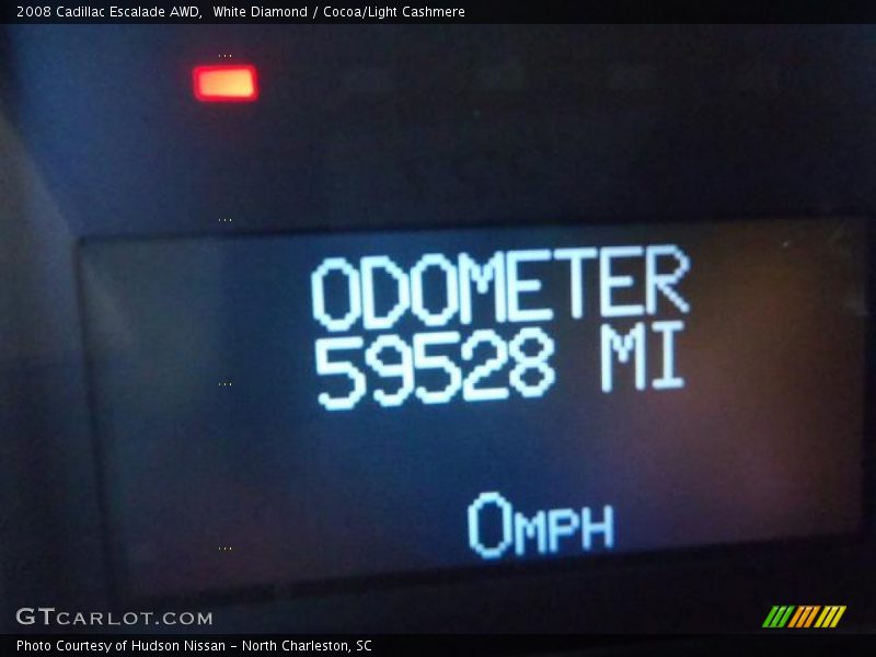 White Diamond / Cocoa/Light Cashmere 2008 Cadillac Escalade AWD
