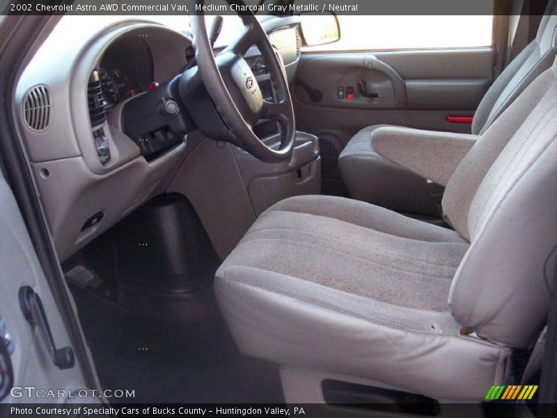  2002 Astro AWD Commercial Van Neutral Interior