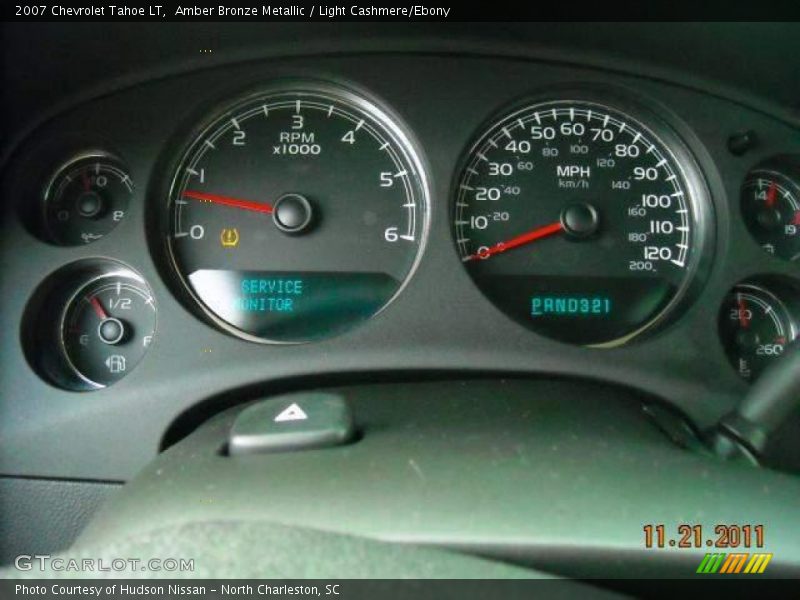 Amber Bronze Metallic / Light Cashmere/Ebony 2007 Chevrolet Tahoe LT