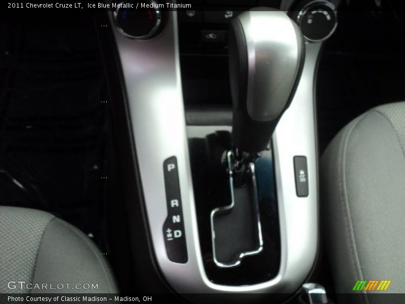 Ice Blue Metallic / Medium Titanium 2011 Chevrolet Cruze LT