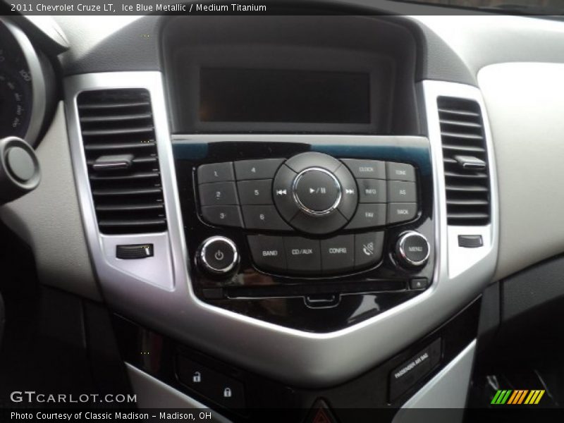 Ice Blue Metallic / Medium Titanium 2011 Chevrolet Cruze LT