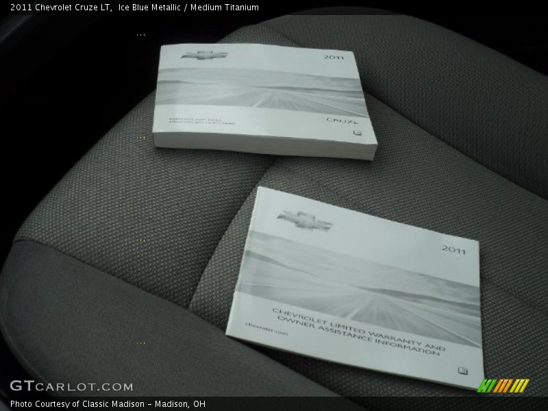 Ice Blue Metallic / Medium Titanium 2011 Chevrolet Cruze LT