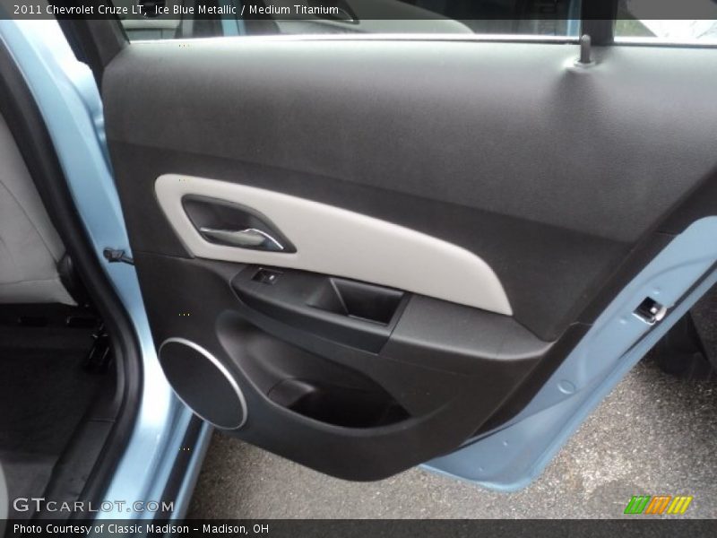 Ice Blue Metallic / Medium Titanium 2011 Chevrolet Cruze LT