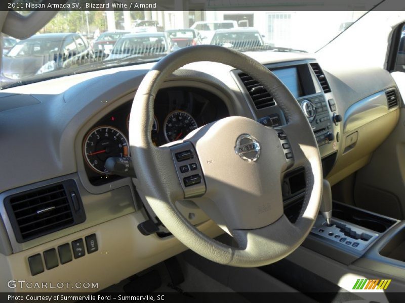 Blizzard White / Almond 2011 Nissan Armada SV