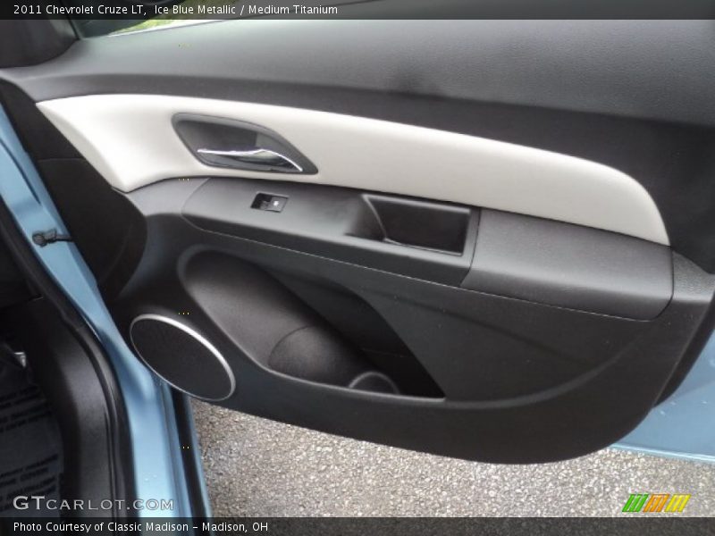 Ice Blue Metallic / Medium Titanium 2011 Chevrolet Cruze LT