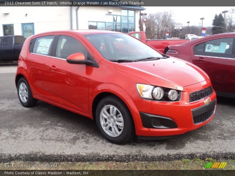 Front 3/4 View of 2012 Sonic LT Hatch