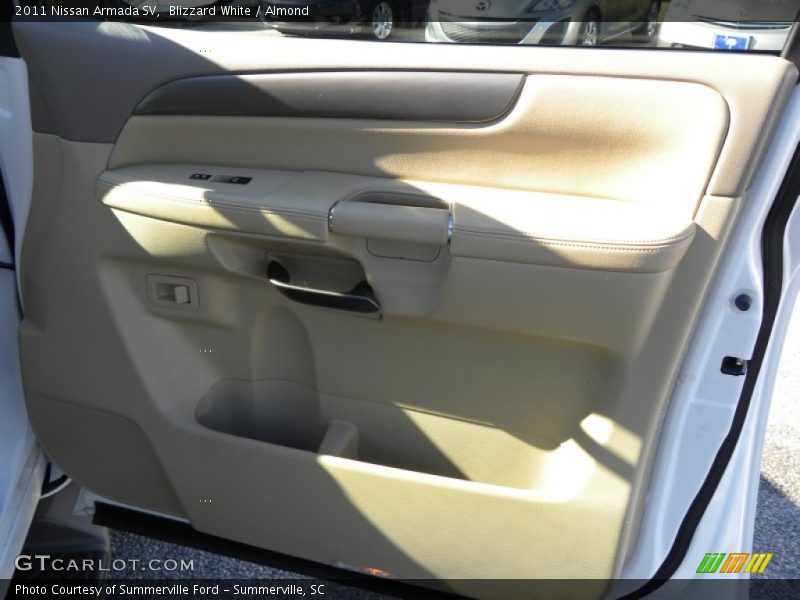 Blizzard White / Almond 2011 Nissan Armada SV