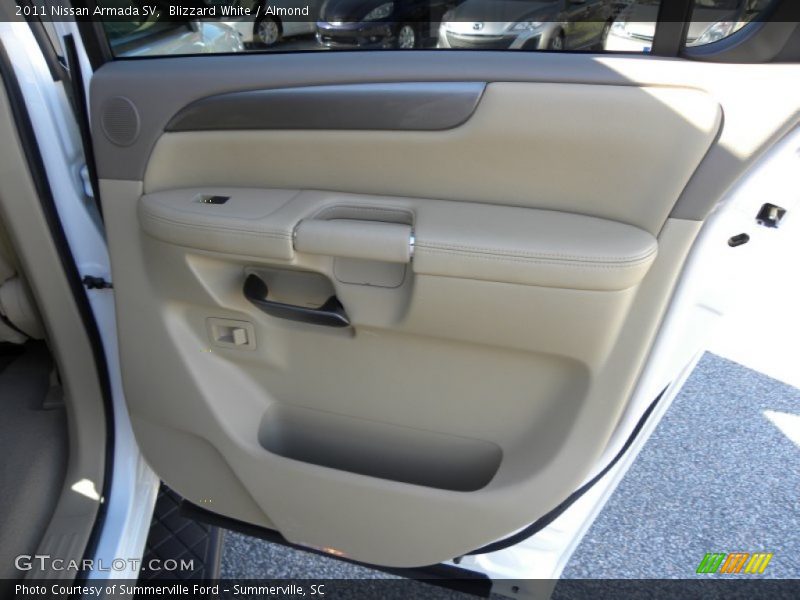 Blizzard White / Almond 2011 Nissan Armada SV