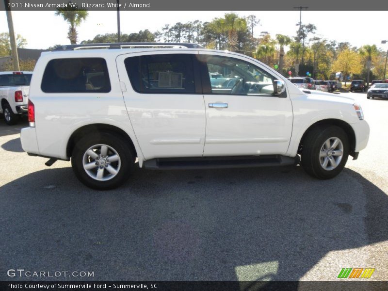 Blizzard White / Almond 2011 Nissan Armada SV