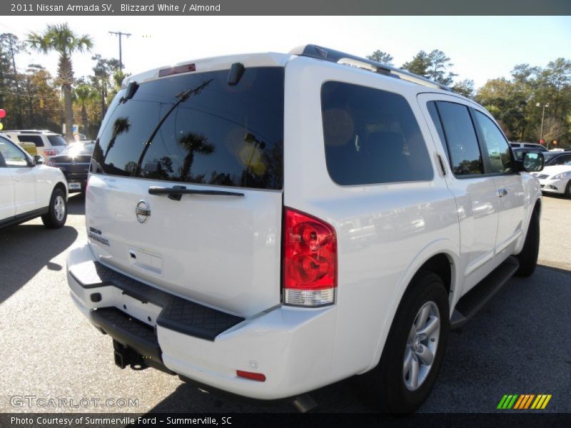 Blizzard White / Almond 2011 Nissan Armada SV