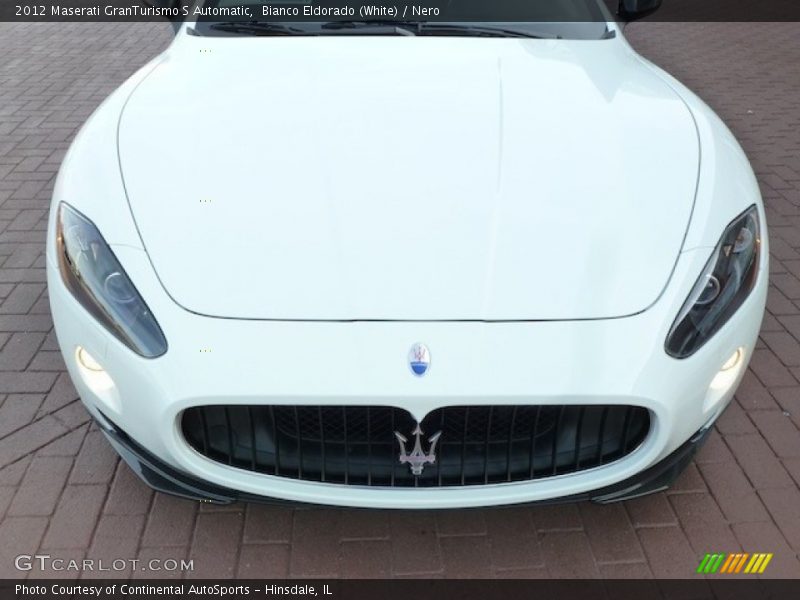 Bianco Eldorado (White) / Nero 2012 Maserati GranTurismo S Automatic