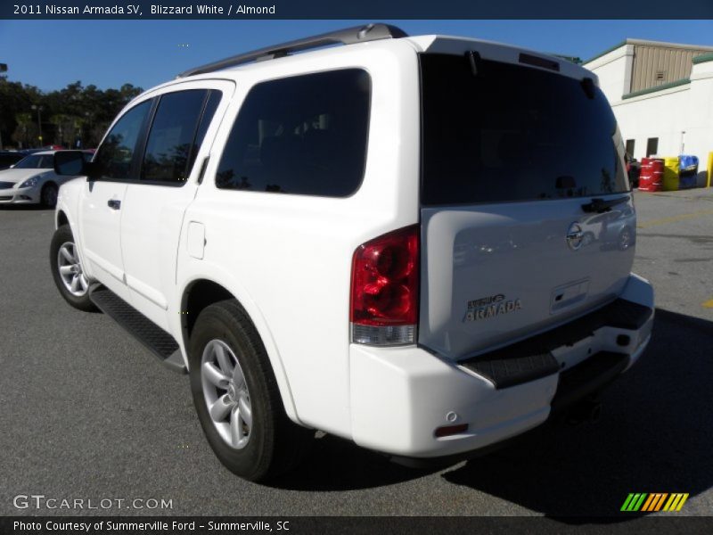 Blizzard White / Almond 2011 Nissan Armada SV