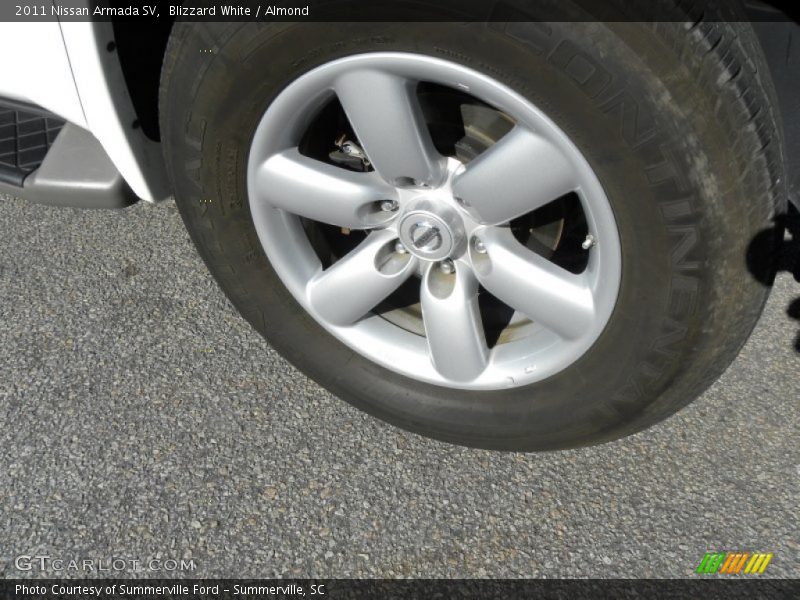 Blizzard White / Almond 2011 Nissan Armada SV