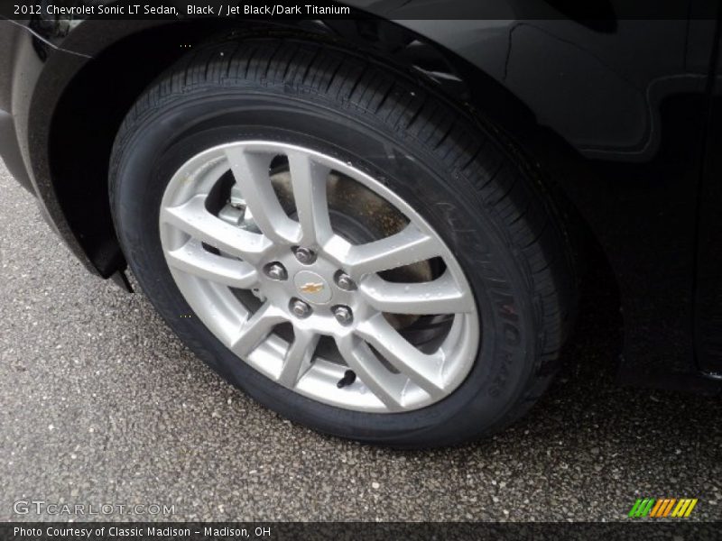 Black / Jet Black/Dark Titanium 2012 Chevrolet Sonic LT Sedan
