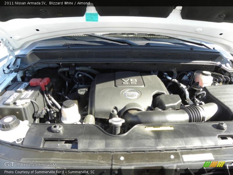 Blizzard White / Almond 2011 Nissan Armada SV