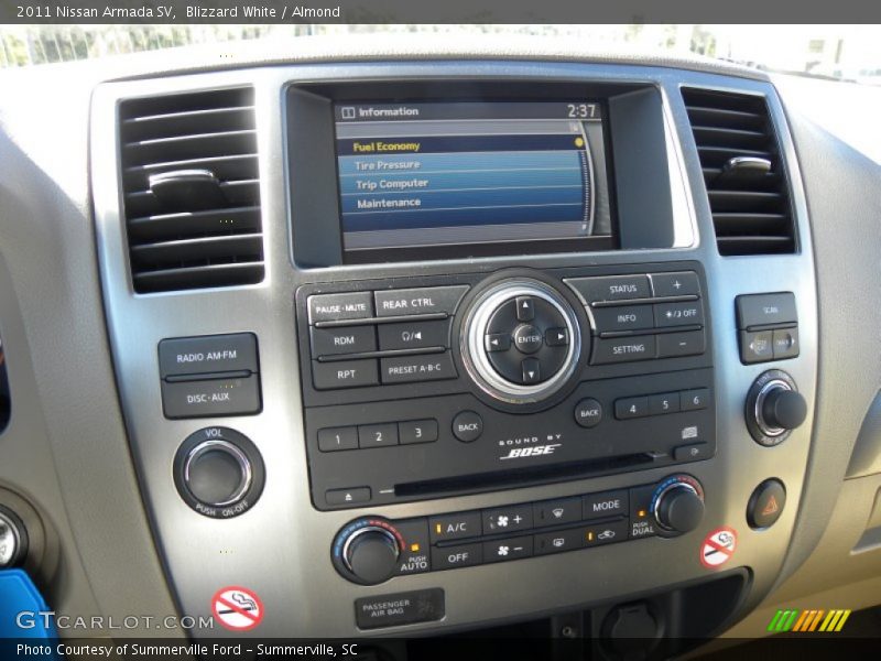 Blizzard White / Almond 2011 Nissan Armada SV