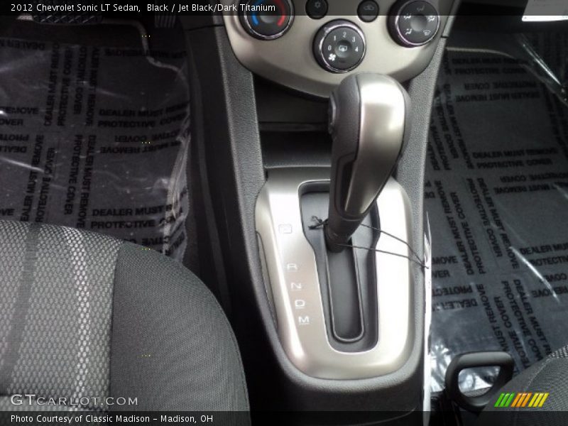 Black / Jet Black/Dark Titanium 2012 Chevrolet Sonic LT Sedan
