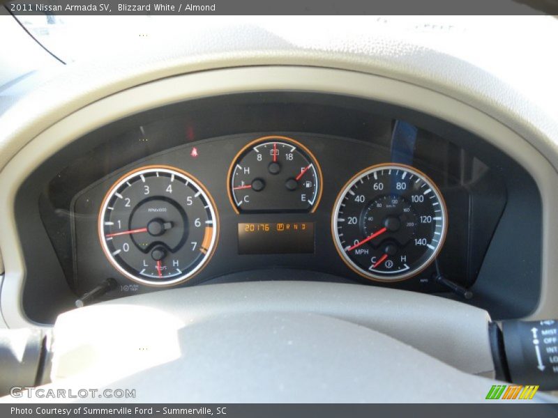 Blizzard White / Almond 2011 Nissan Armada SV