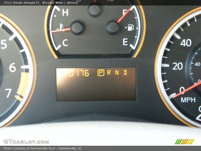 Blizzard White / Almond 2011 Nissan Armada SV