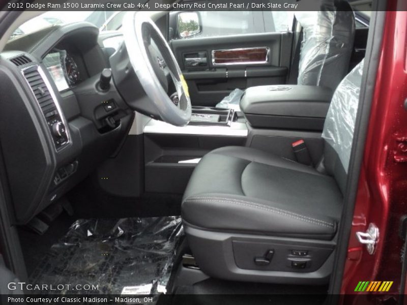 Deep Cherry Red Crystal Pearl / Dark Slate Gray 2012 Dodge Ram 1500 Laramie Crew Cab 4x4