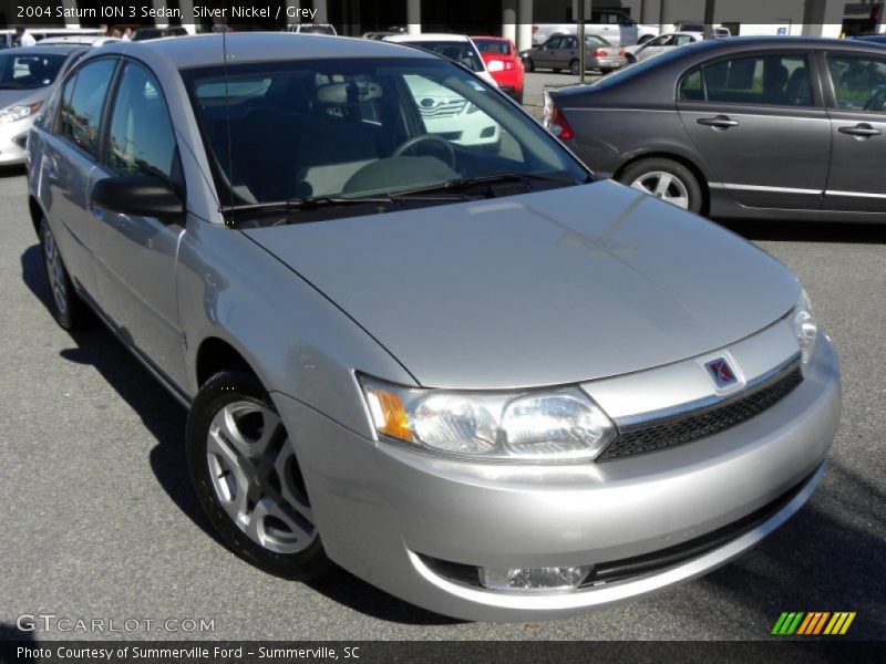 Silver Nickel / Grey 2004 Saturn ION 3 Sedan