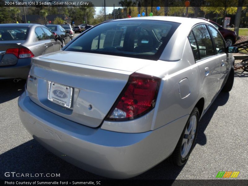 Silver Nickel / Grey 2004 Saturn ION 3 Sedan