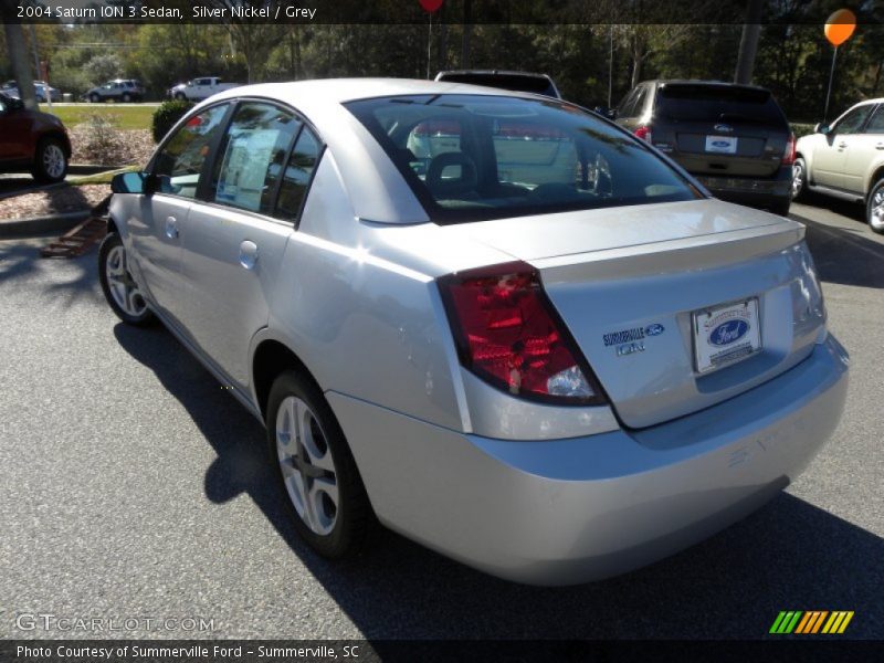 Silver Nickel / Grey 2004 Saturn ION 3 Sedan