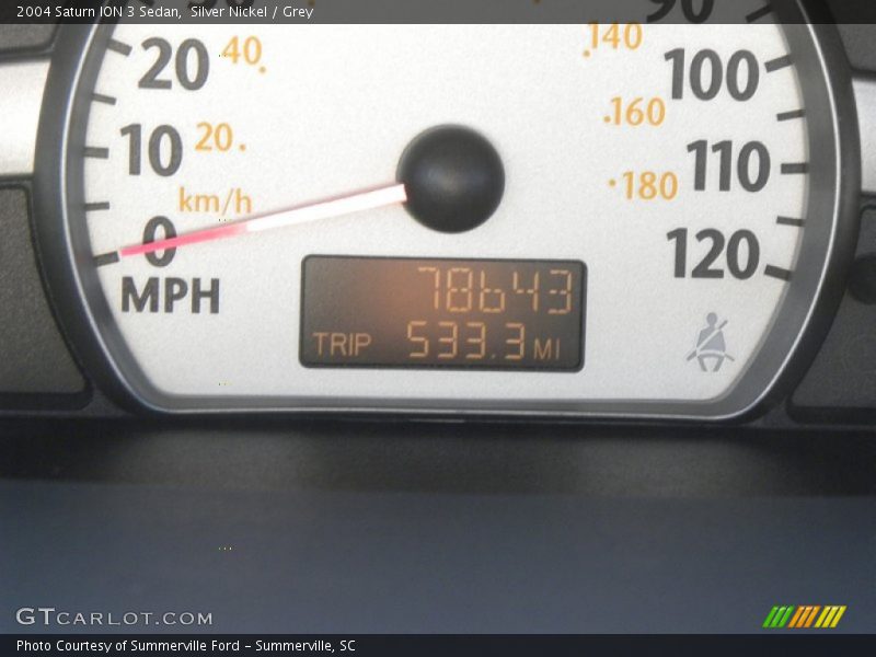 Silver Nickel / Grey 2004 Saturn ION 3 Sedan