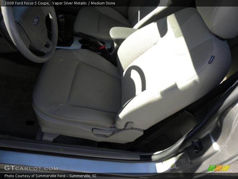 Vapor Silver Metallic / Medium Stone 2008 Ford Focus S Coupe