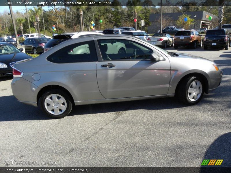 Vapor Silver Metallic / Medium Stone 2008 Ford Focus S Coupe