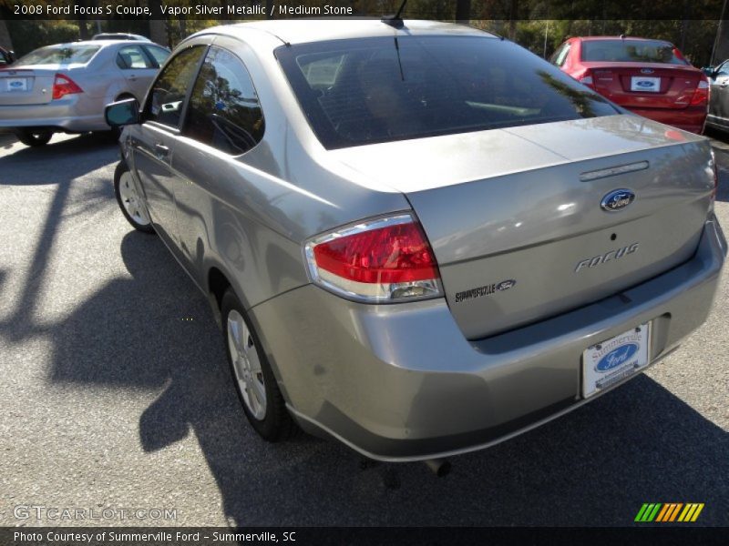 Vapor Silver Metallic / Medium Stone 2008 Ford Focus S Coupe