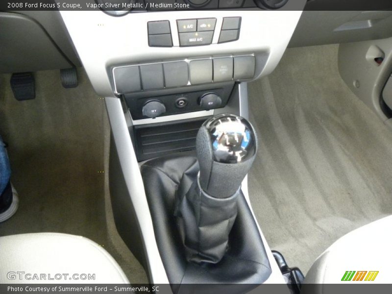 Vapor Silver Metallic / Medium Stone 2008 Ford Focus S Coupe