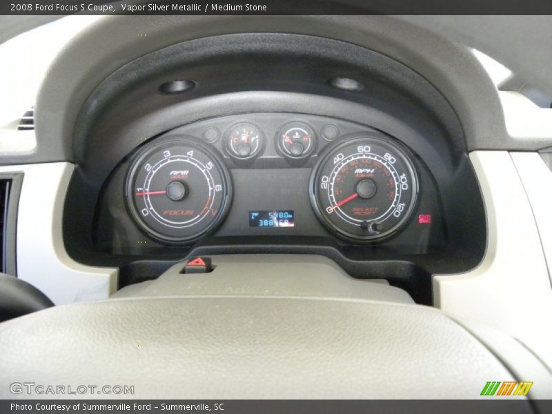 Vapor Silver Metallic / Medium Stone 2008 Ford Focus S Coupe