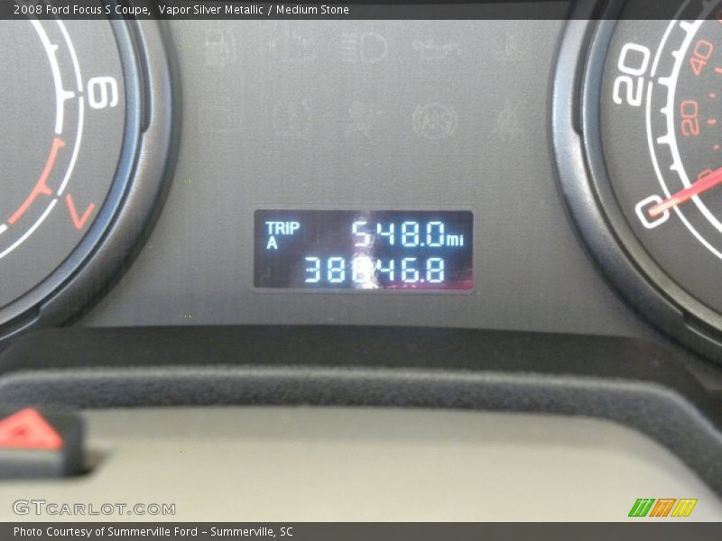 Vapor Silver Metallic / Medium Stone 2008 Ford Focus S Coupe