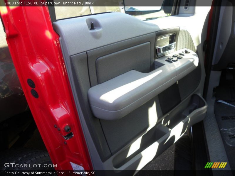 Bright Red / Black 2008 Ford F150 XLT SuperCrew