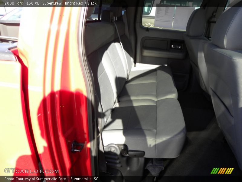 Bright Red / Black 2008 Ford F150 XLT SuperCrew