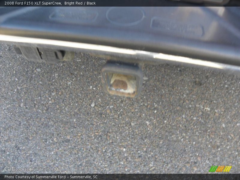 Bright Red / Black 2008 Ford F150 XLT SuperCrew