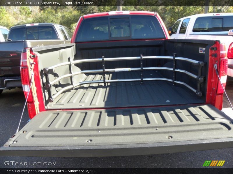Bright Red / Black 2008 Ford F150 XLT SuperCrew