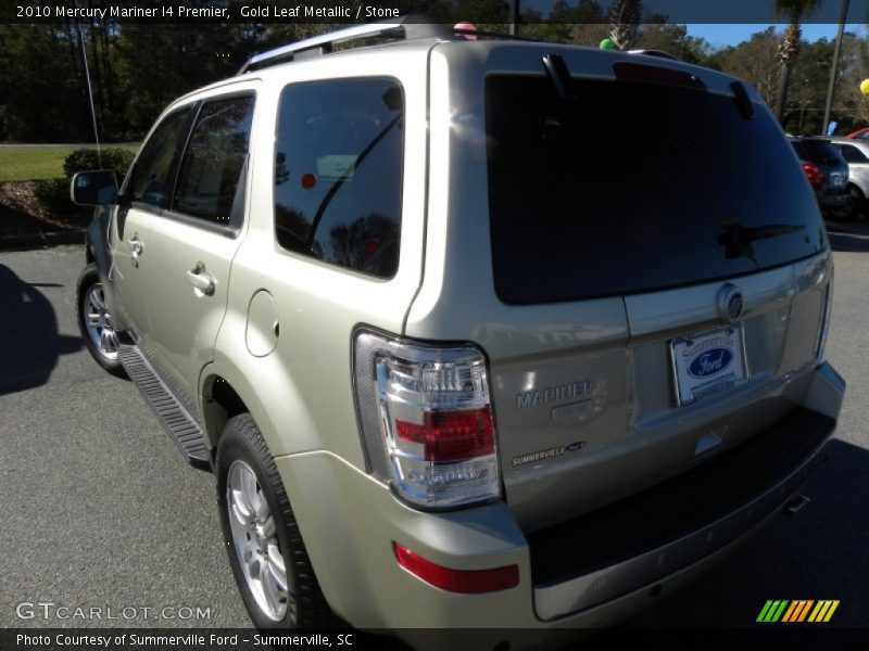 Gold Leaf Metallic / Stone 2010 Mercury Mariner I4 Premier