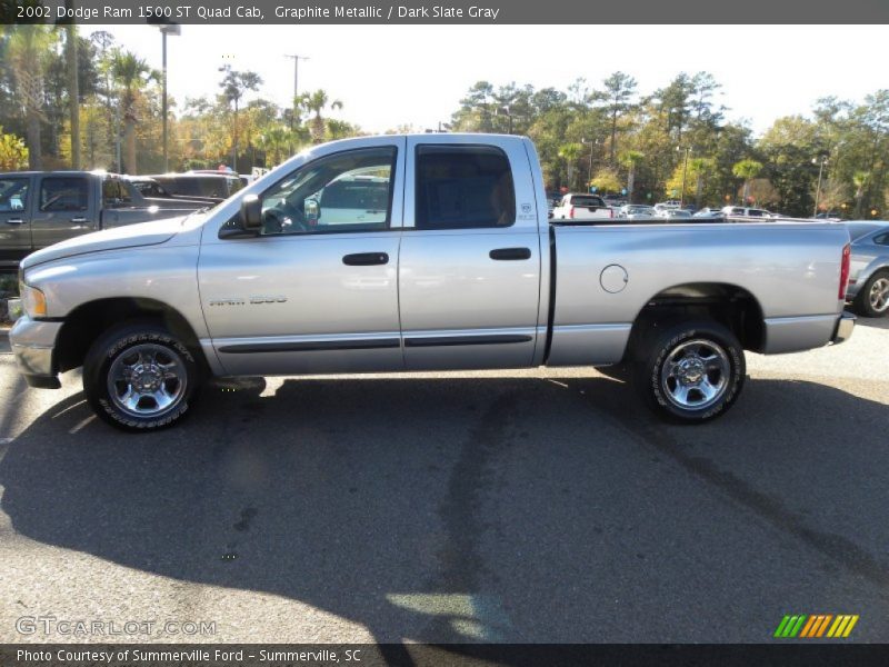 Graphite Metallic / Dark Slate Gray 2002 Dodge Ram 1500 ST Quad Cab