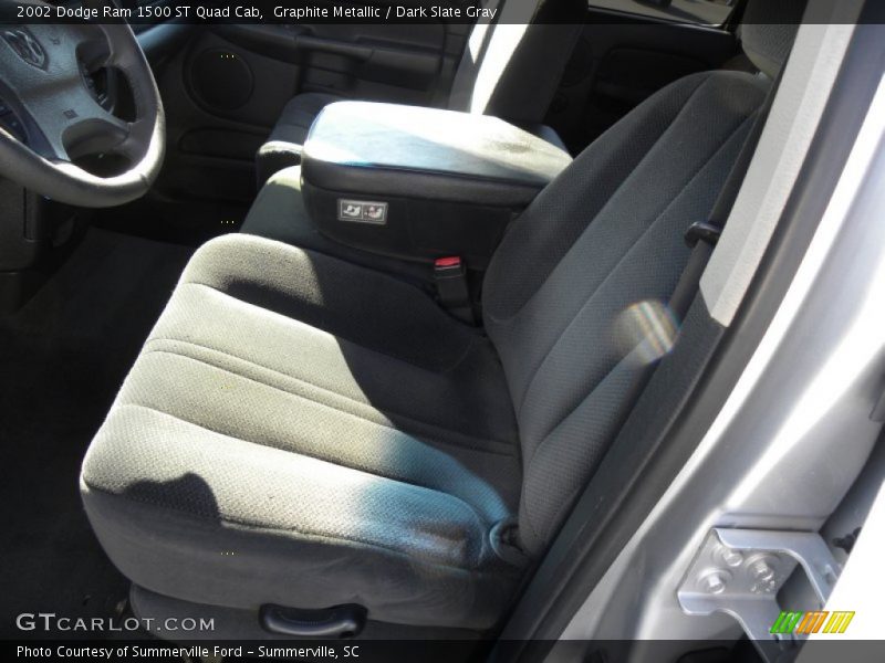 Graphite Metallic / Dark Slate Gray 2002 Dodge Ram 1500 ST Quad Cab