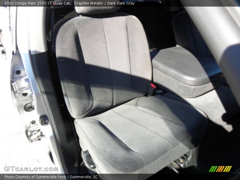 Graphite Metallic / Dark Slate Gray 2002 Dodge Ram 1500 ST Quad Cab
