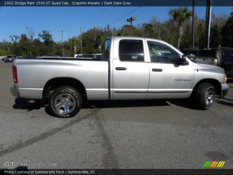 Graphite Metallic / Dark Slate Gray 2002 Dodge Ram 1500 ST Quad Cab