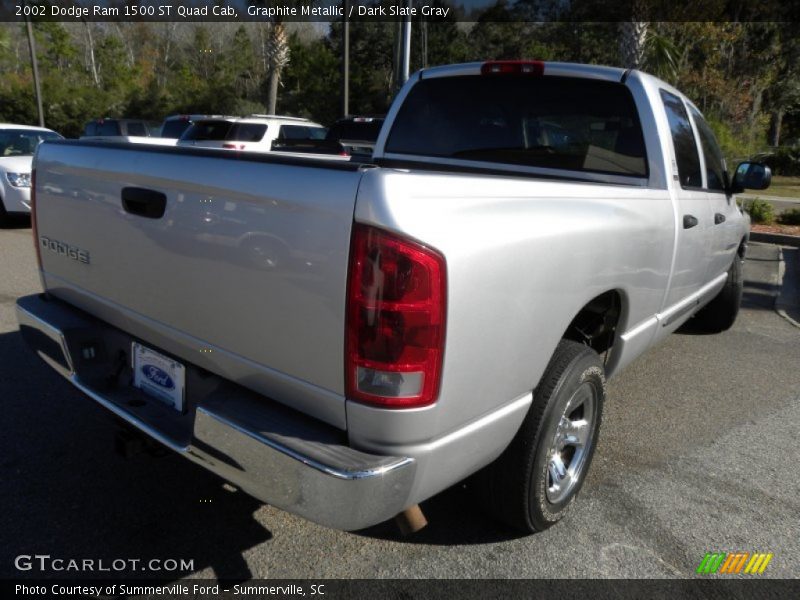 Graphite Metallic / Dark Slate Gray 2002 Dodge Ram 1500 ST Quad Cab