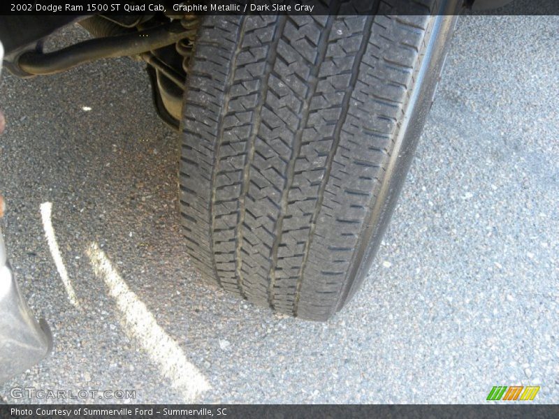 Graphite Metallic / Dark Slate Gray 2002 Dodge Ram 1500 ST Quad Cab