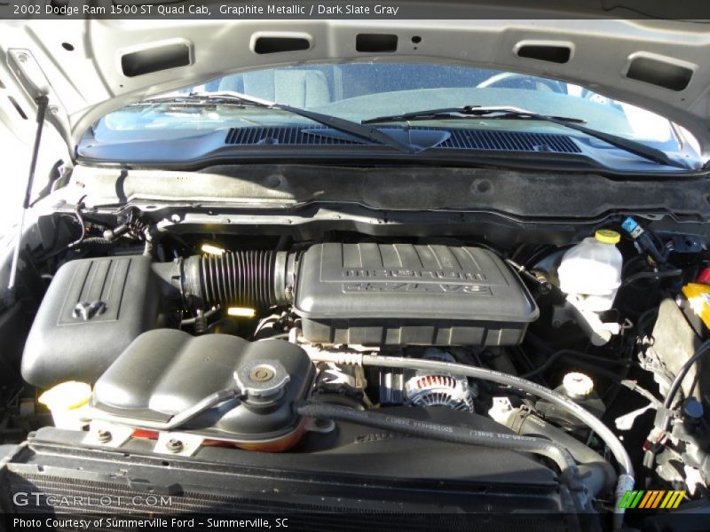 Graphite Metallic / Dark Slate Gray 2002 Dodge Ram 1500 ST Quad Cab