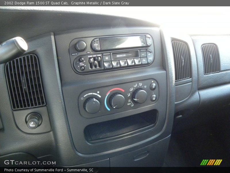 Graphite Metallic / Dark Slate Gray 2002 Dodge Ram 1500 ST Quad Cab