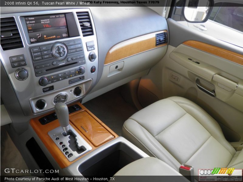 Tuscan Pearl White / Wheat 2008 Infiniti QX 56