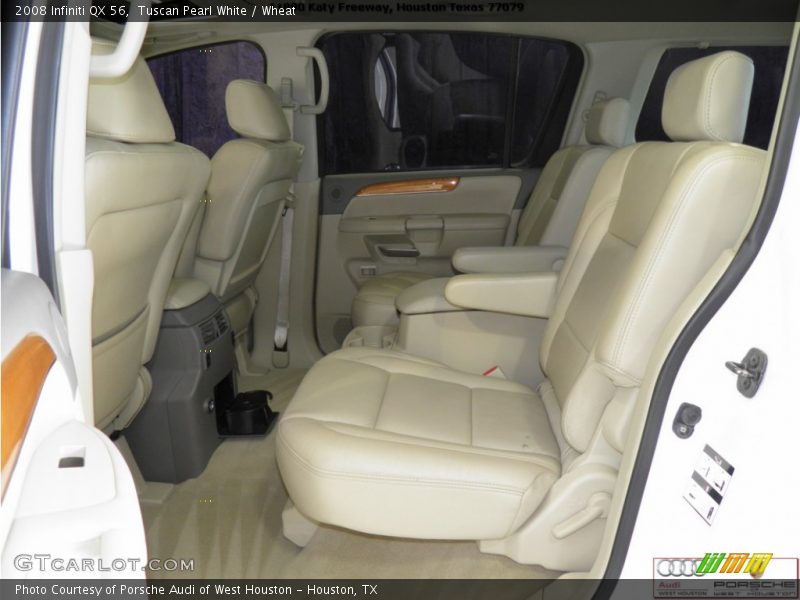 Tuscan Pearl White / Wheat 2008 Infiniti QX 56